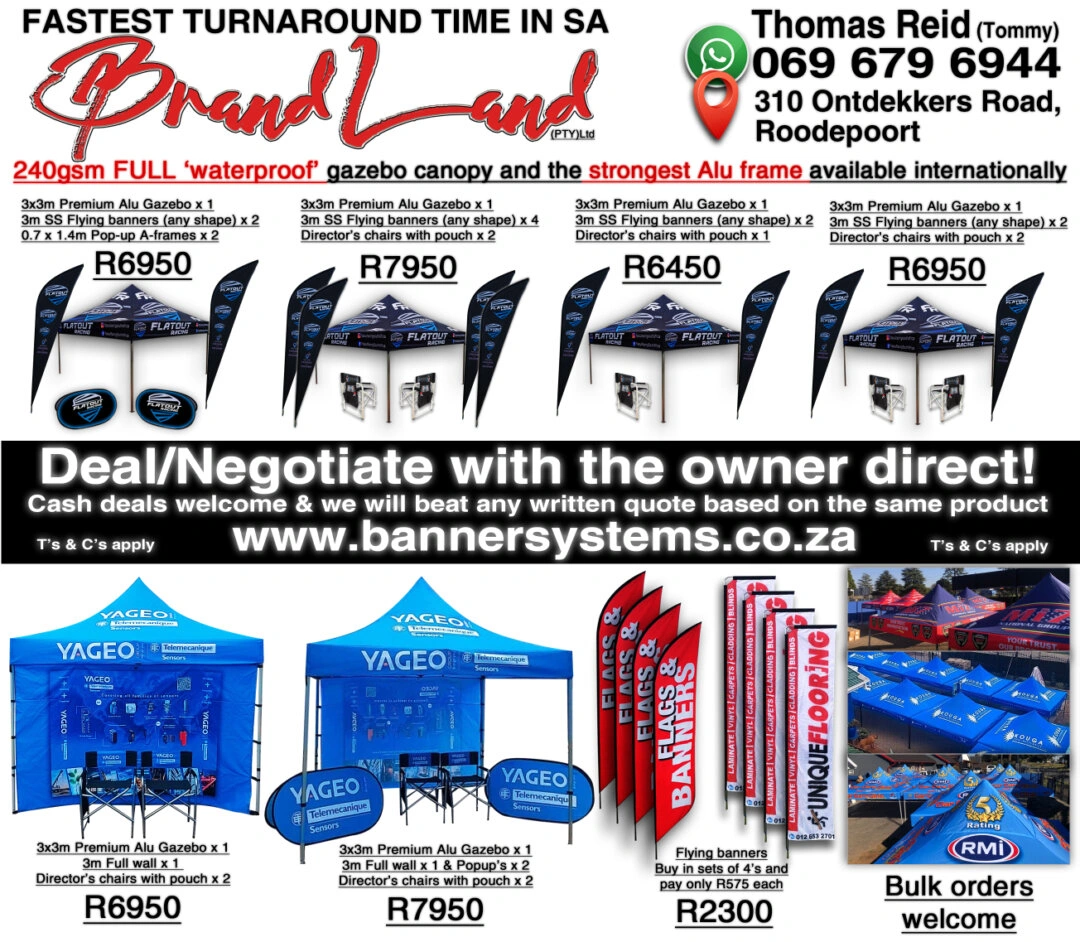 Flags and banners and branded gazebo manufacturing company Producing quality branded gazebos, flags and banners at unbeatable rates