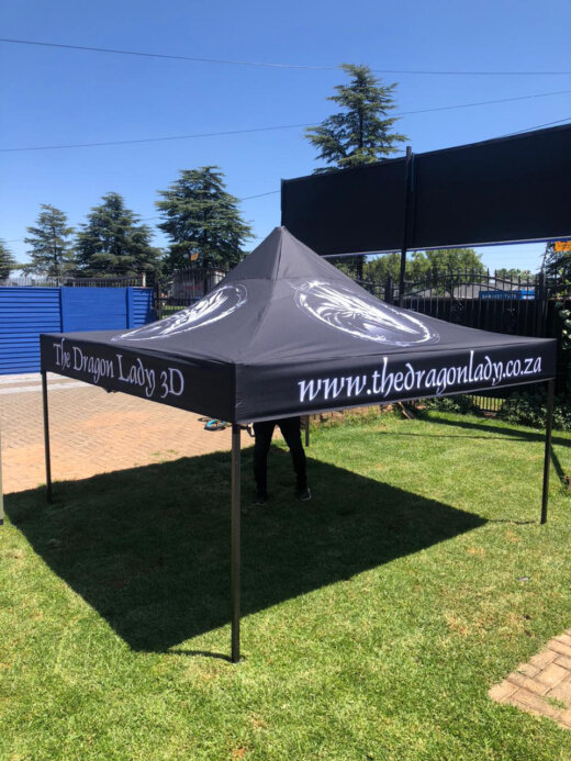 Our pricelist for all flags and banners and gazebos are on our website. Banners & Flags made to order. Kindly have a look and scroll through our fals and banner website as we have many actual photos. We also print photo blankets, tablecloths, directors chairs, parasols, sublimated shirts and office and casual shirts and apparel.