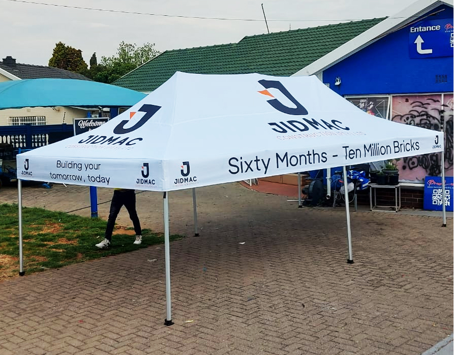 Largest supplier of branded gazebos and flags and banners in south africa