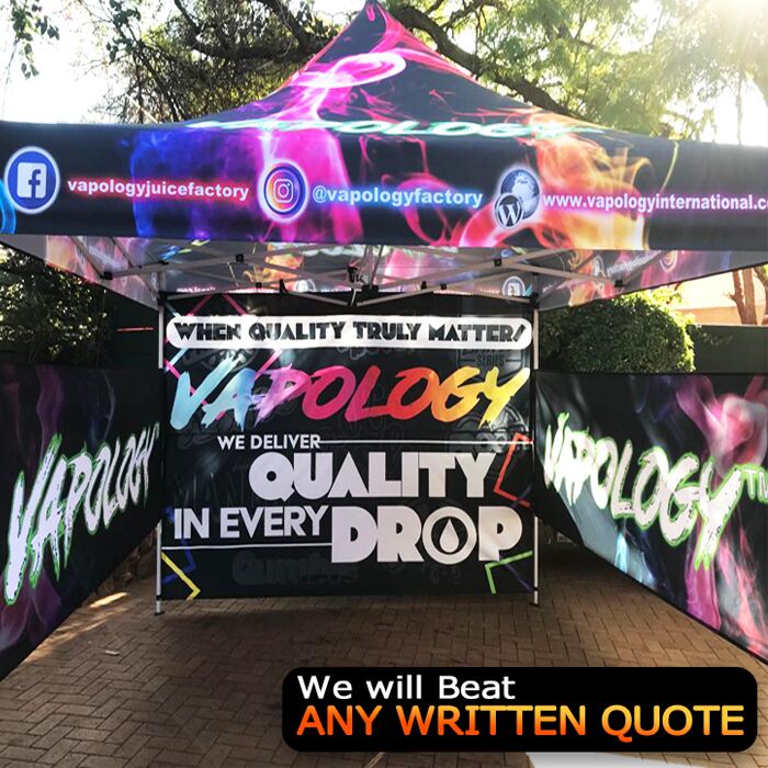We manufacture branded gazebos, banners and flags. Buy your custom printed display products for indoor and outdoor events online